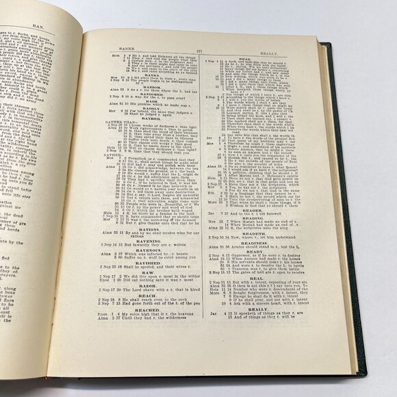 A Complete Concordance of the Book of Mormon Elder George Reynolds 1900 1st Ed - Picture 14 of 16